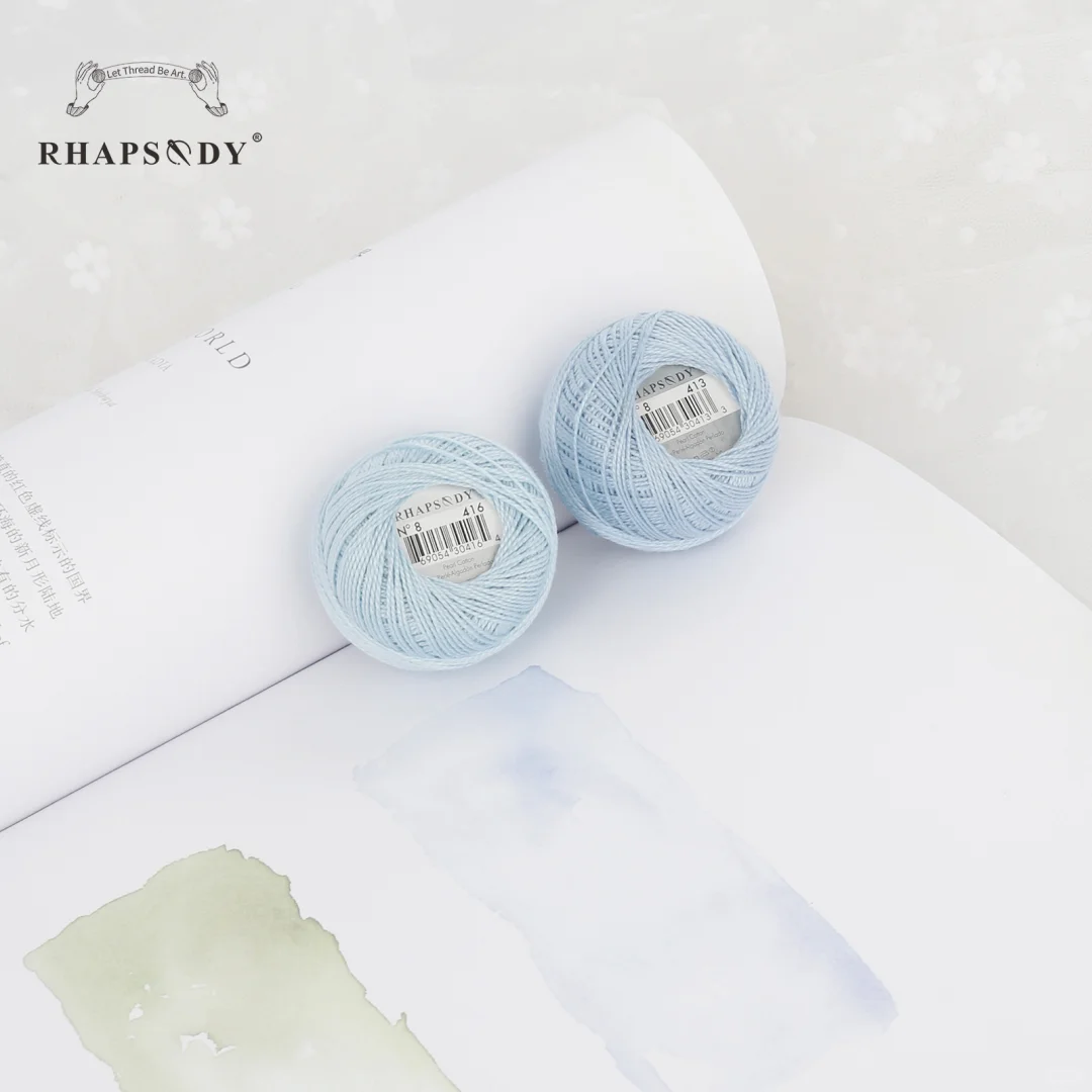 💙复古蓝手鞠球，蕾丝线魅力展✨