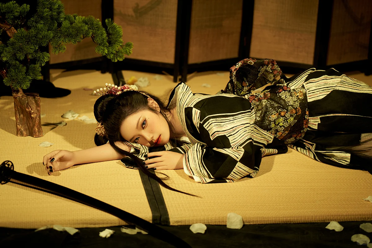 挑战《恶女花魁》一张封神❗和服写真