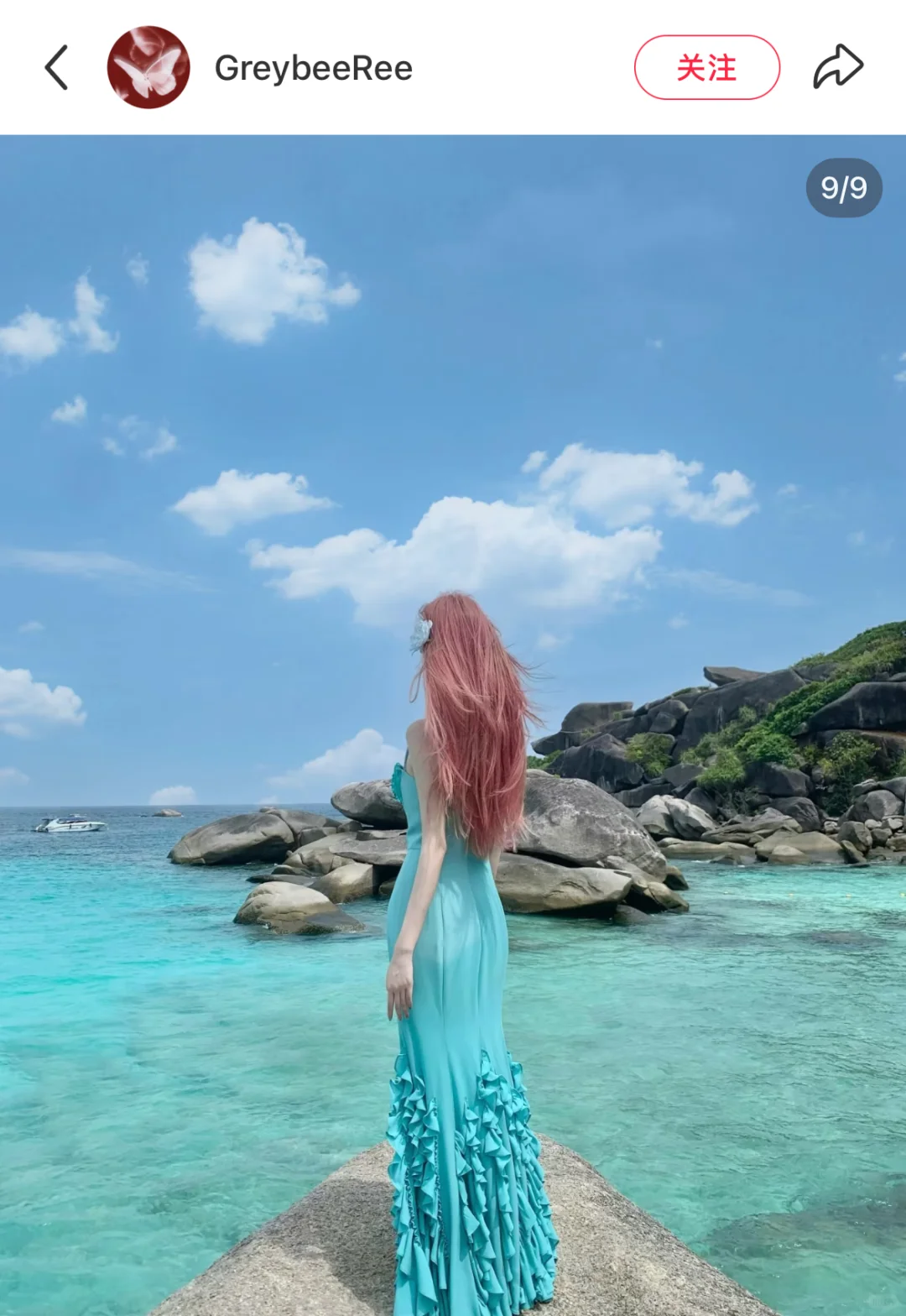 存几个泰国普吉斯米兰岛的海边拍照姿势