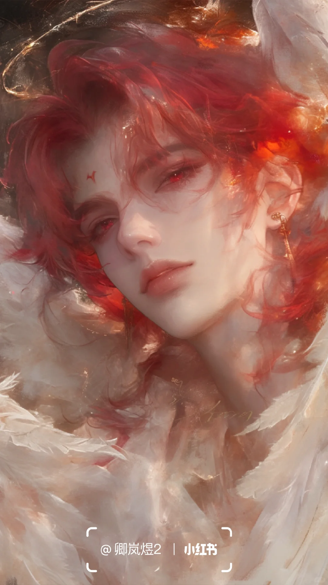 ai绘图/红发天使