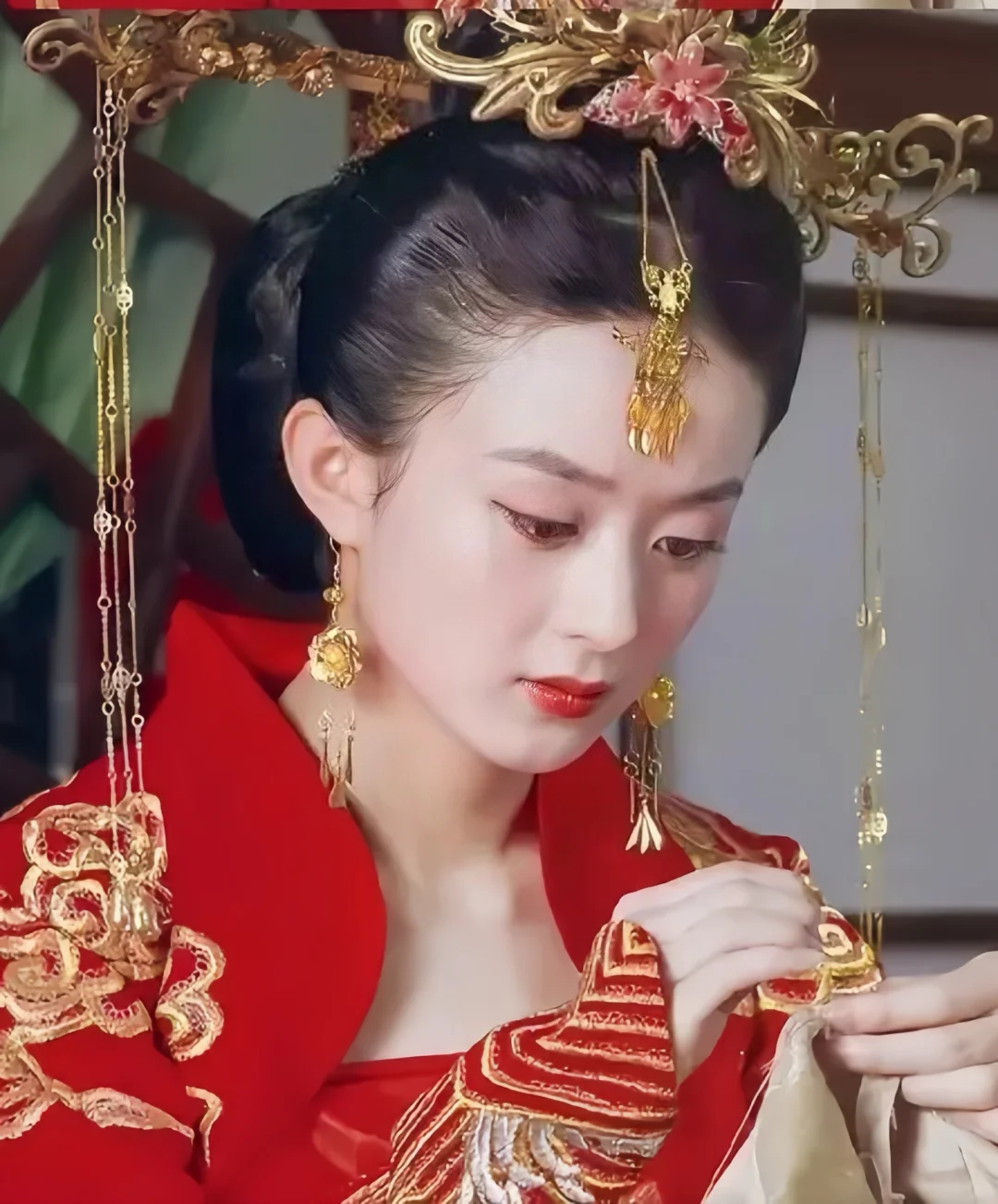九位超美的流苏步摇
