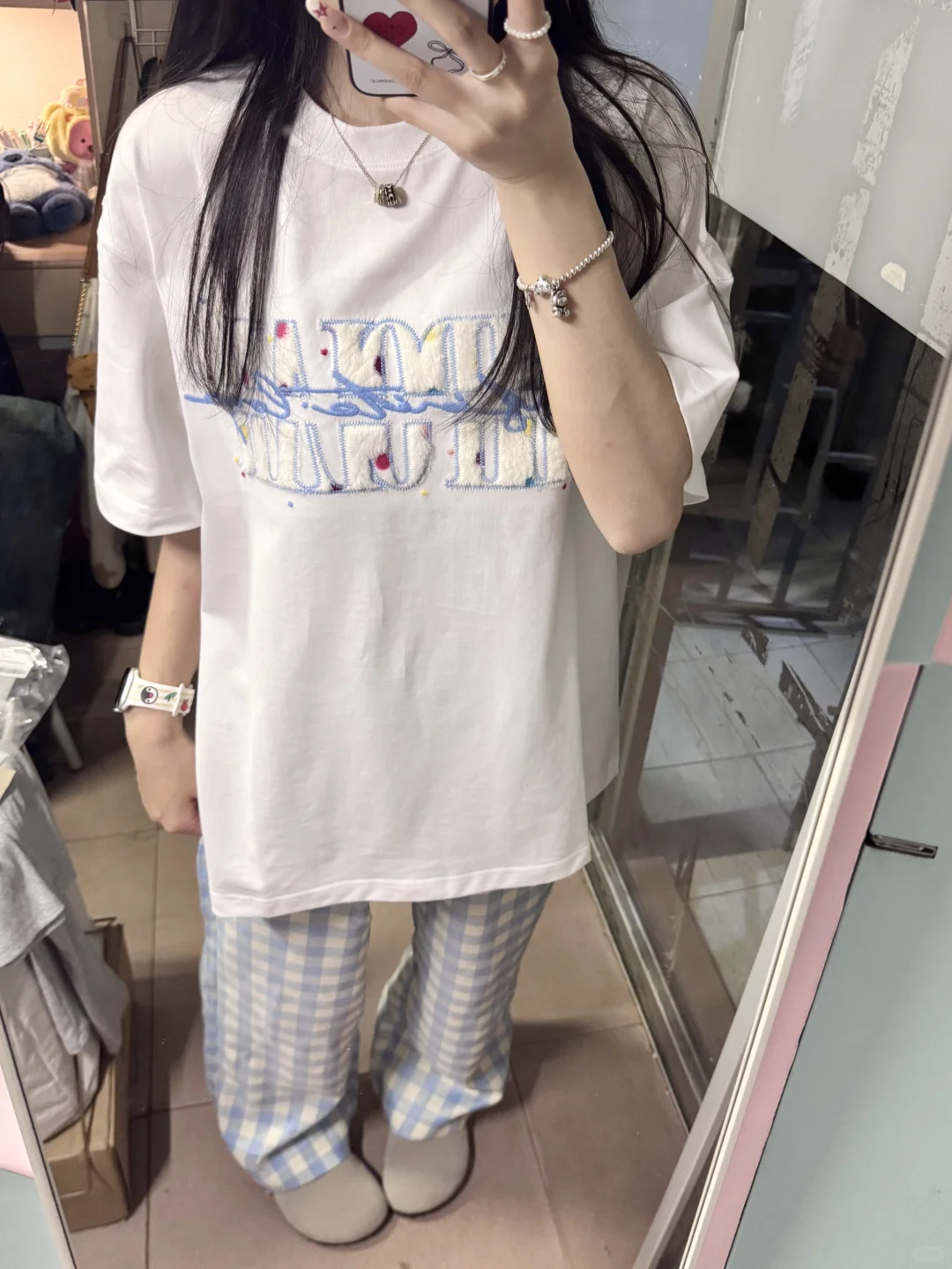 简单好看的短袖穿搭～