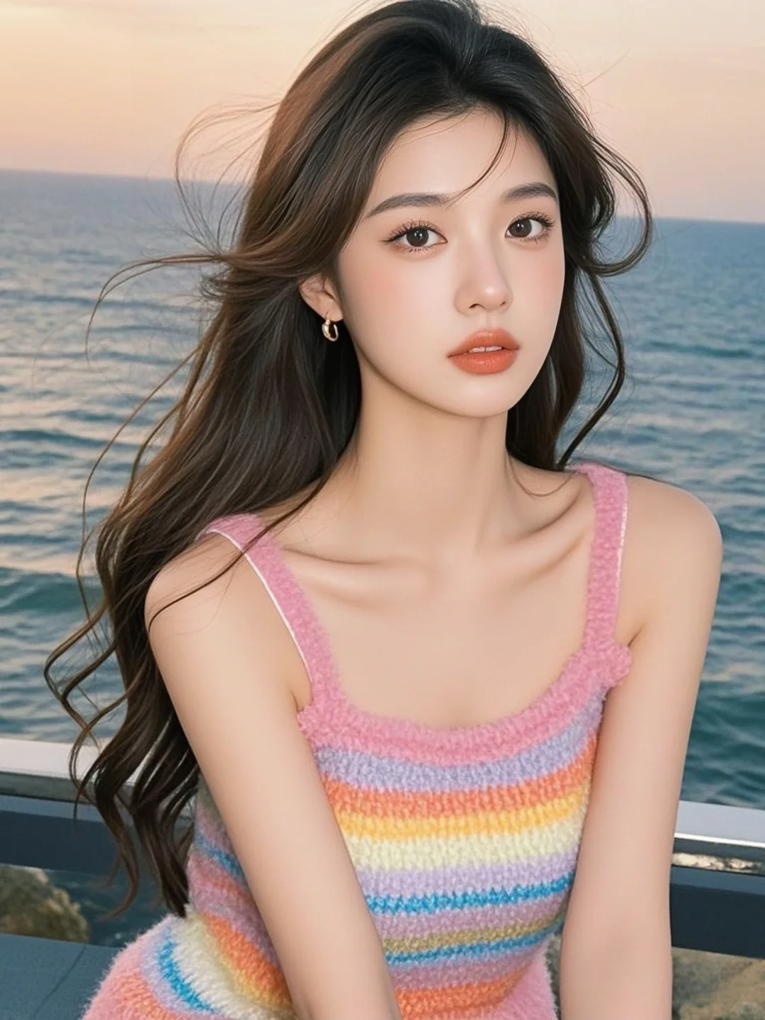 甜美温柔风美女头像