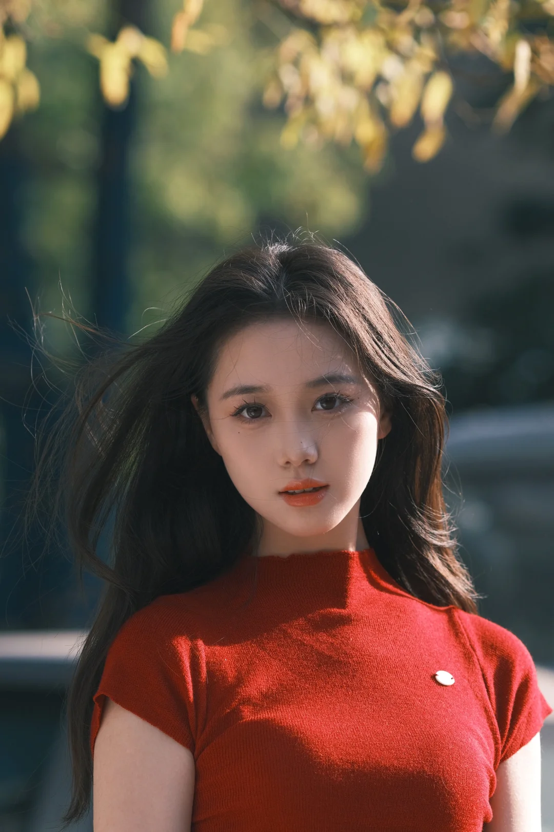 腰臀比➕黑长直➕旺盛的生命力氛围感大美女