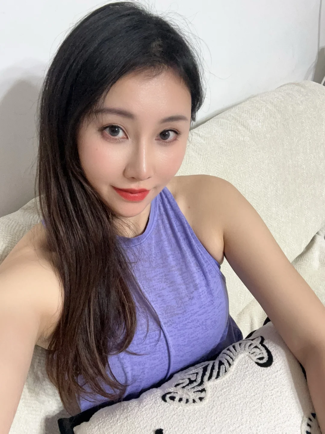 今天的瑜伽主题是紫色～