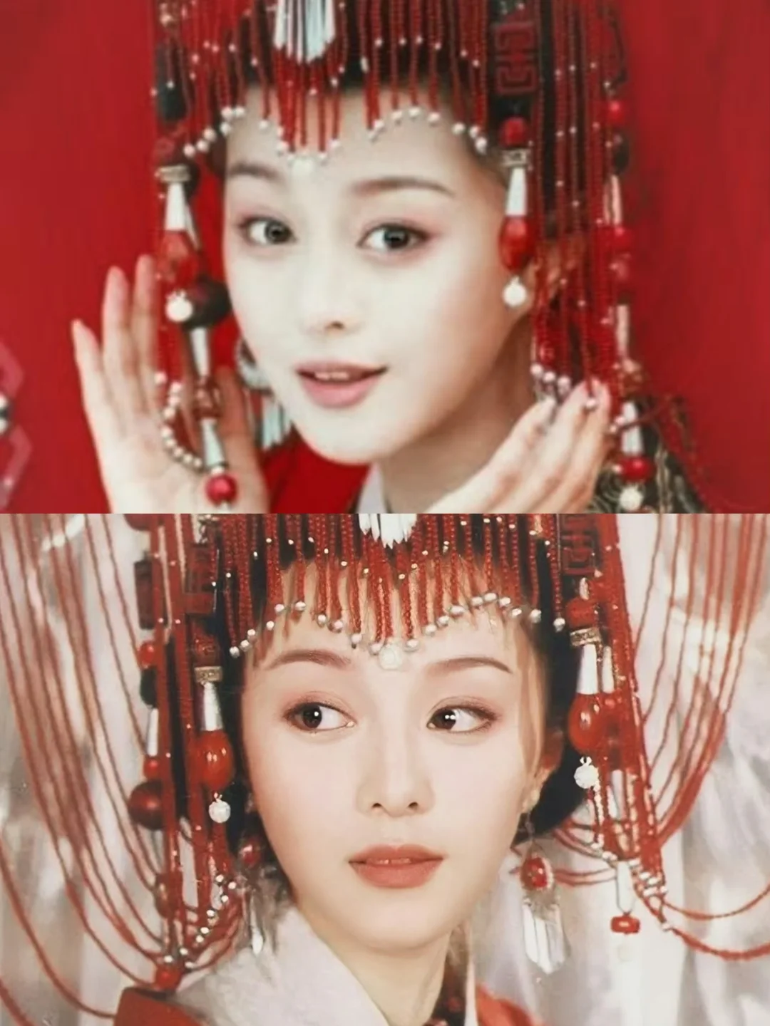 她这时候多大？ 眼已经很大了⁉️