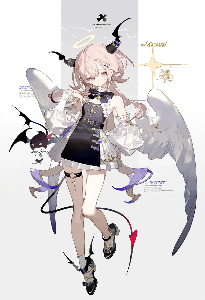 魔鬼 天使 oc服设 ootd