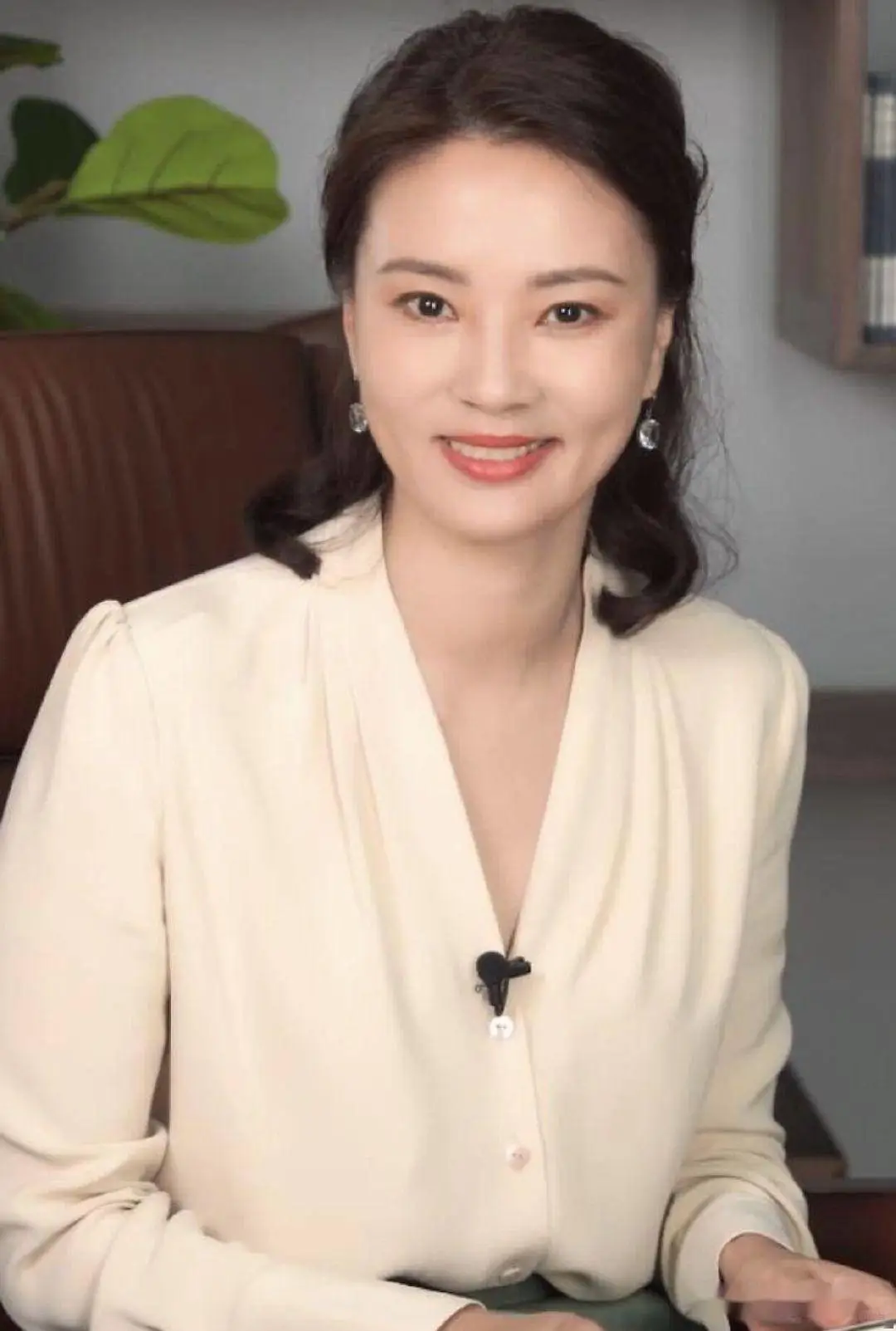 央视主持人刘芳菲，中国名女人妆容