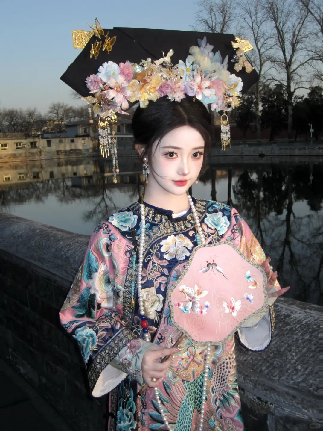 “慈禧凤袍”太有贵气感啦｜北京清宫写真