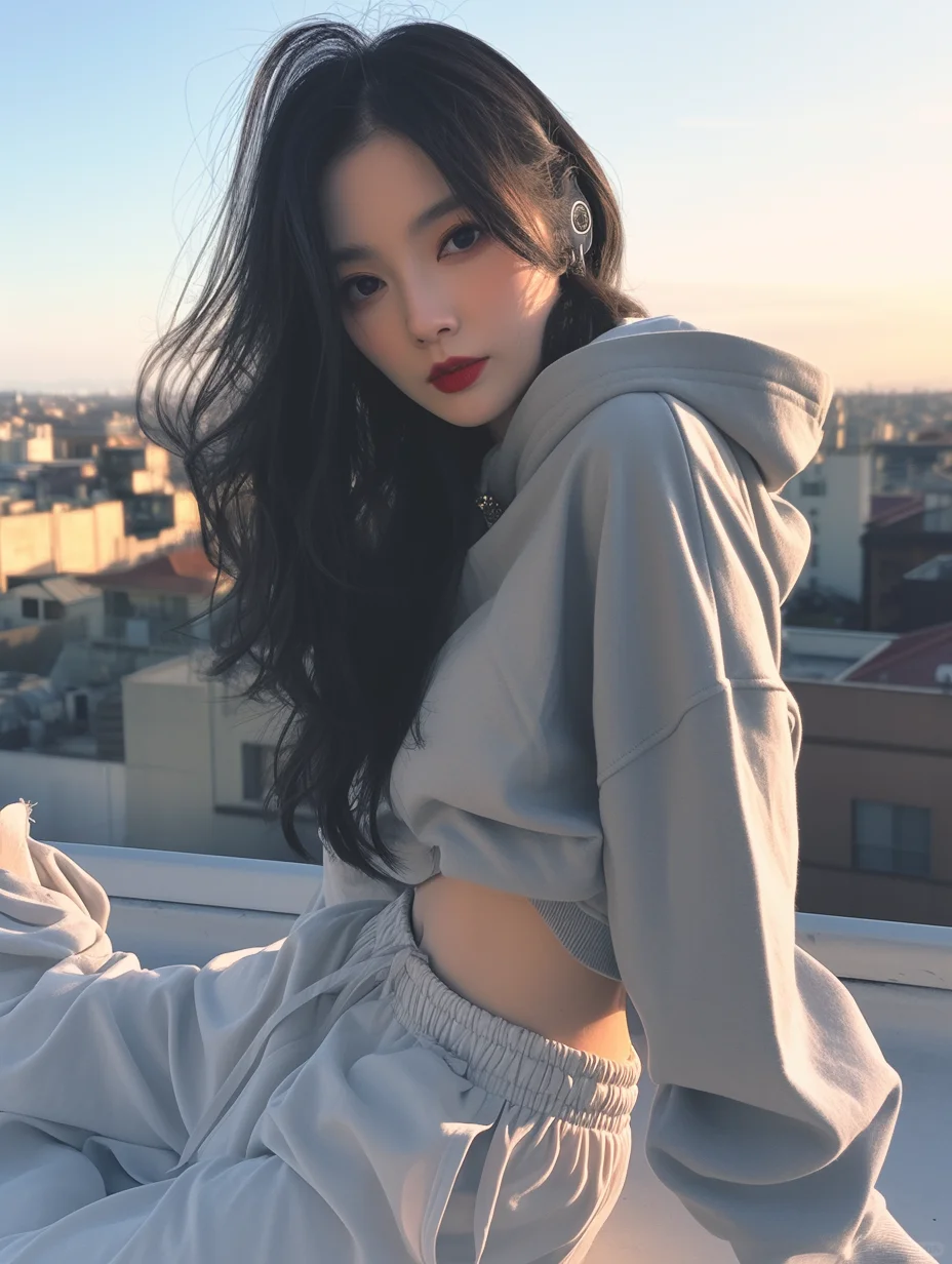 酷girl的卫衣穿搭🚺又美又飒又酷|帅爆了