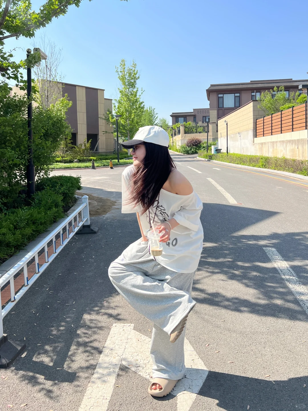 125斤微胖女孩超舒适遛弯穿搭