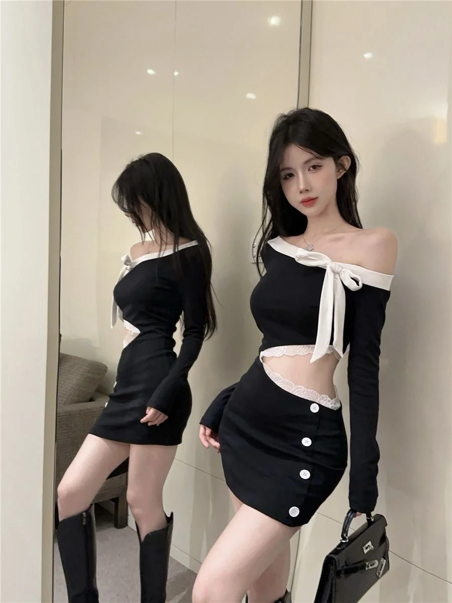这条辣妹裙真的是把纯和欲玩到极致～