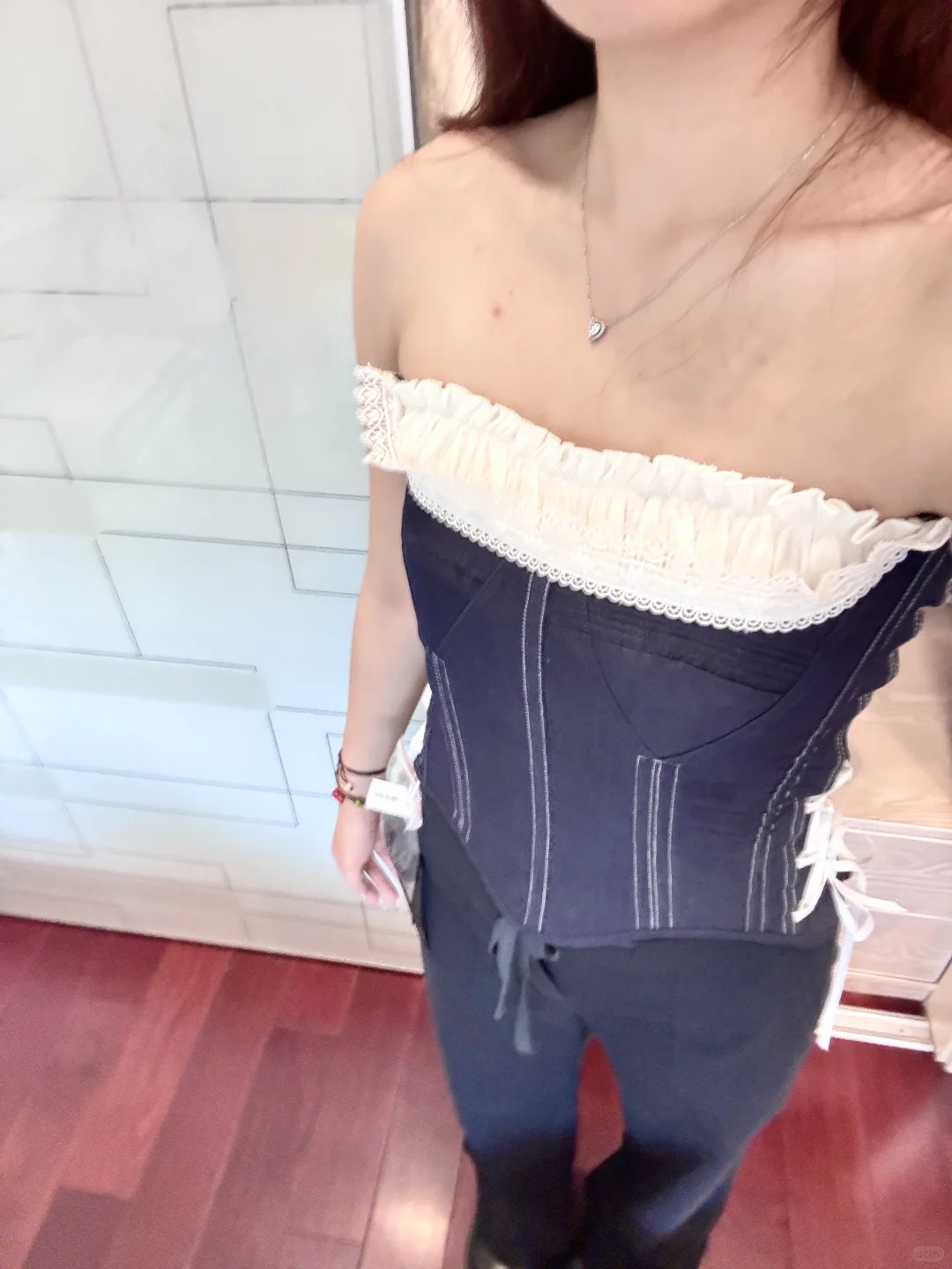 wuuus牛仔胸衣一套