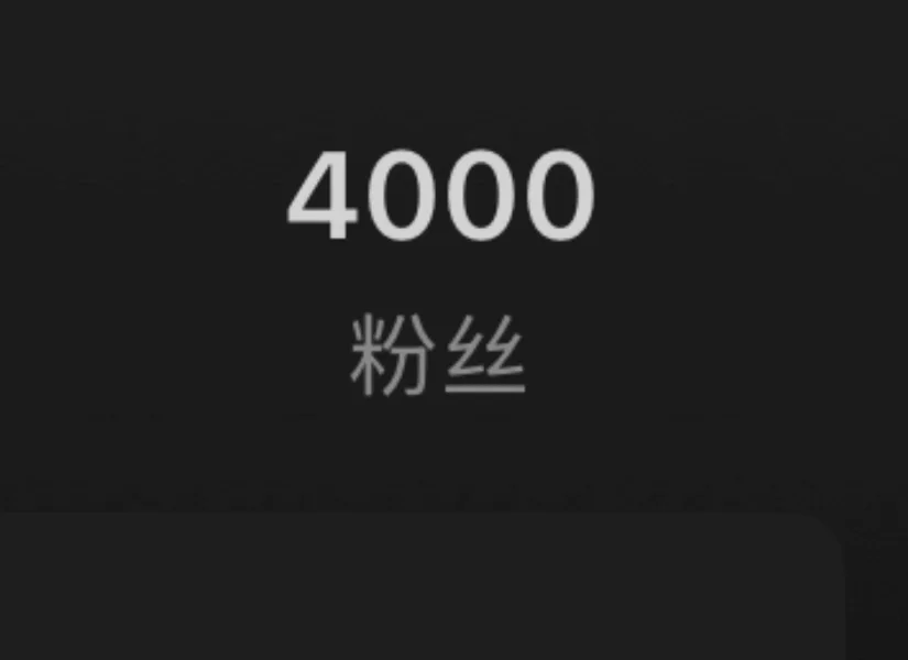 微博4000个粉丝整啦