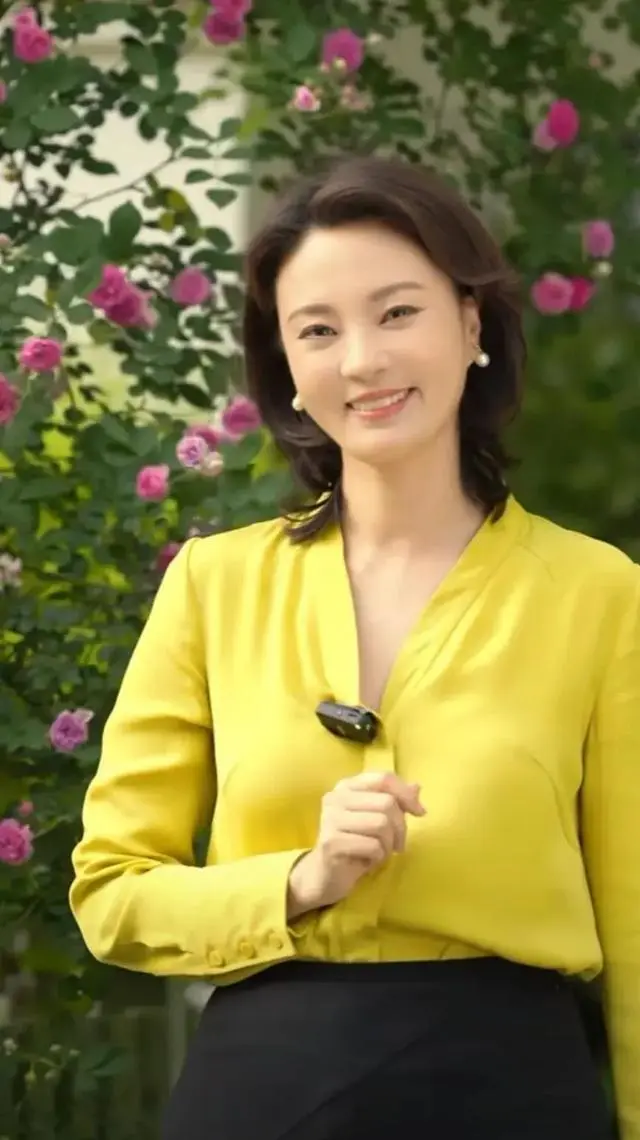央视主持人刘芳菲，中国名女人妆容
