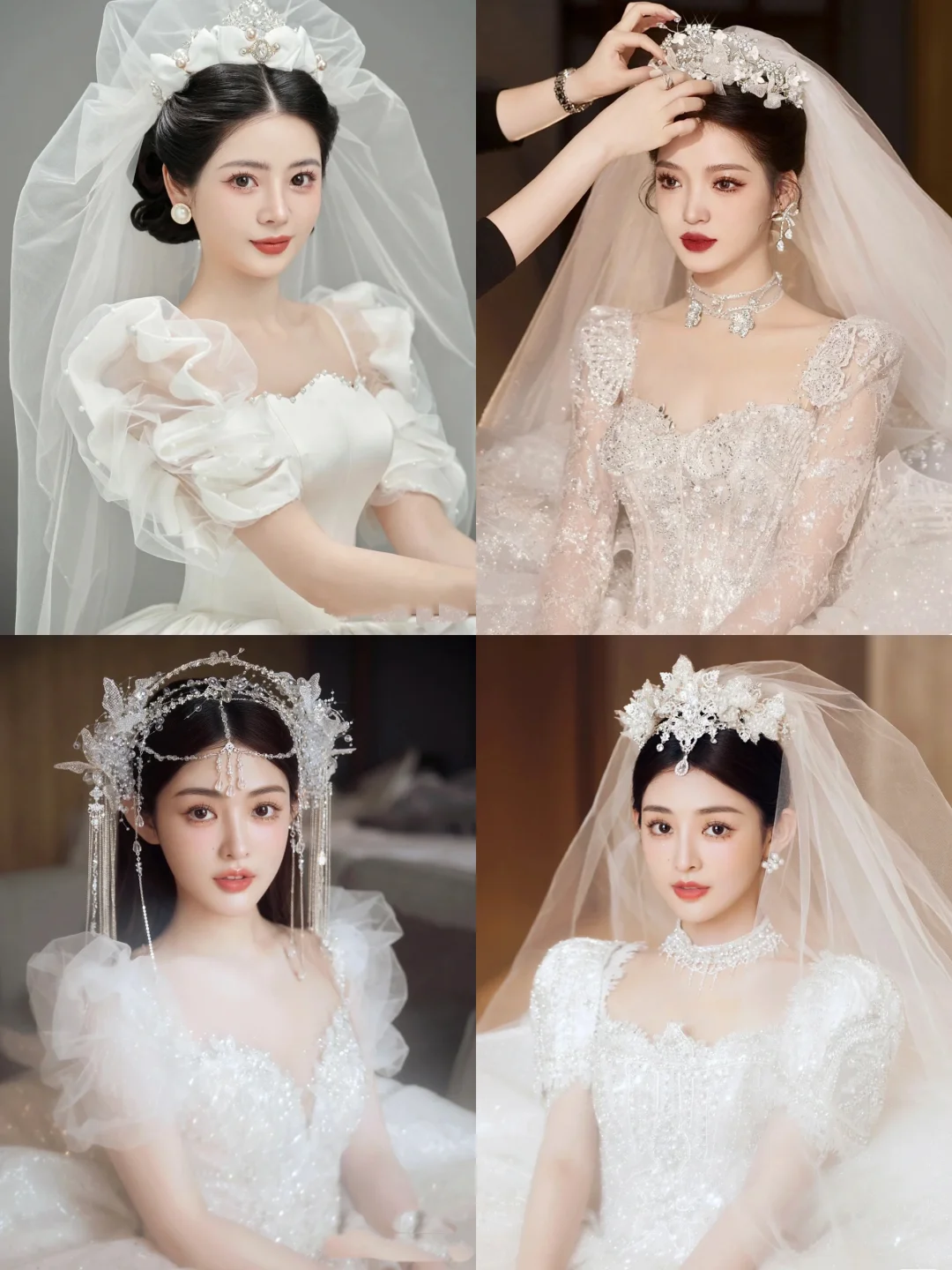 🔥甜美新娘婚纱造型合集‼备婚姐妹快保存