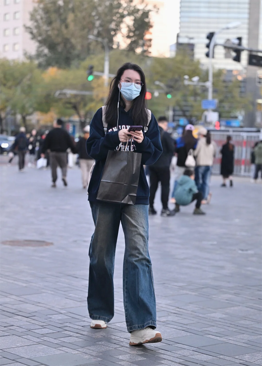北京街拍，穿出休闲感觉