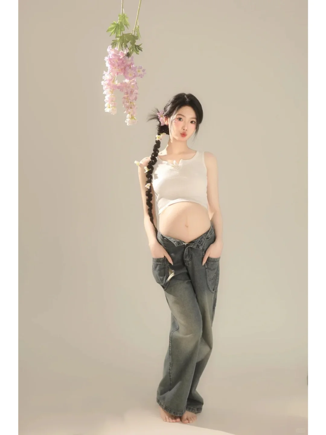 🍃夏日小清新孕照🌷减龄又少女🎉