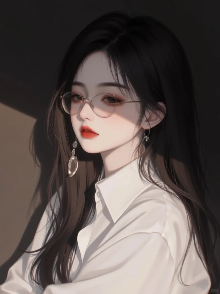 氛围感拉满的女生头像，高冷系
