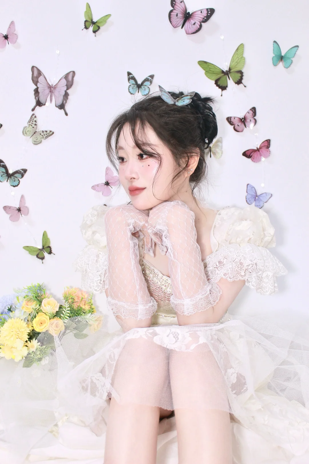 仙女们的蝴蝶女孩写真🦋🫧📸