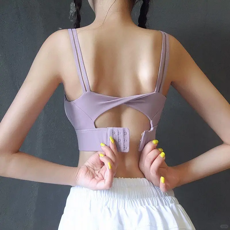 🏃‍♀️✨上新啦！运动内衣女防震防下垂无钢圈聚拢提胸百搭瑜伽美背文胸✨