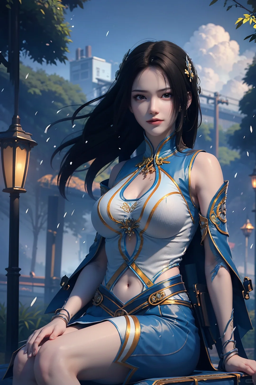 斗破苍穹 纳兰嫣然 听雨
