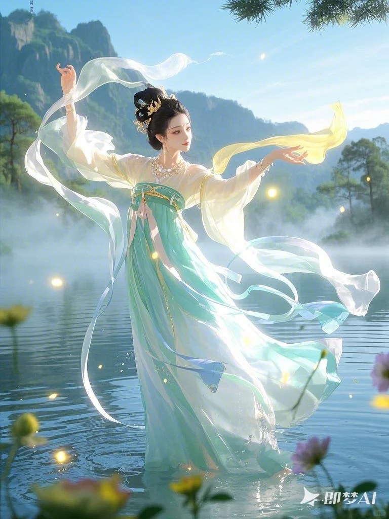 **??AI黑科技｜DeepSeek+即梦1秒生成洛神仙