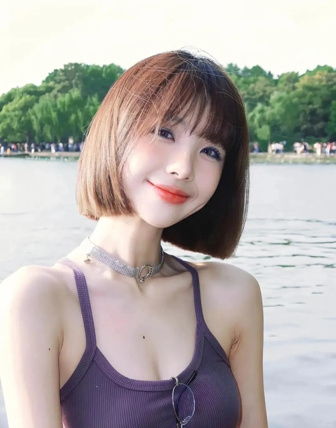 斩女又斩男的一刀切短发，美到出圈！