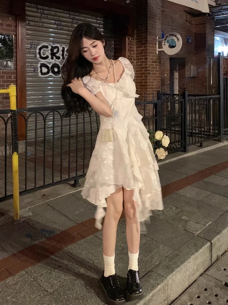 👗夏日必备！仙气满满的白色公主裙💃