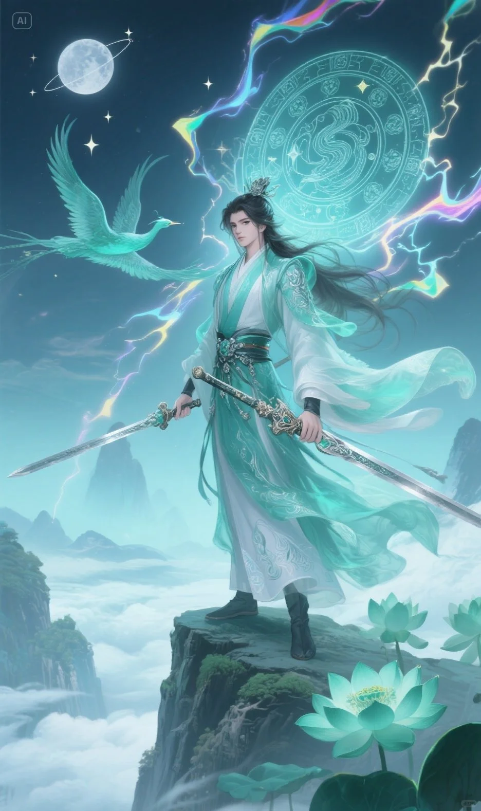 我用ai生成了自己的修仙角色
