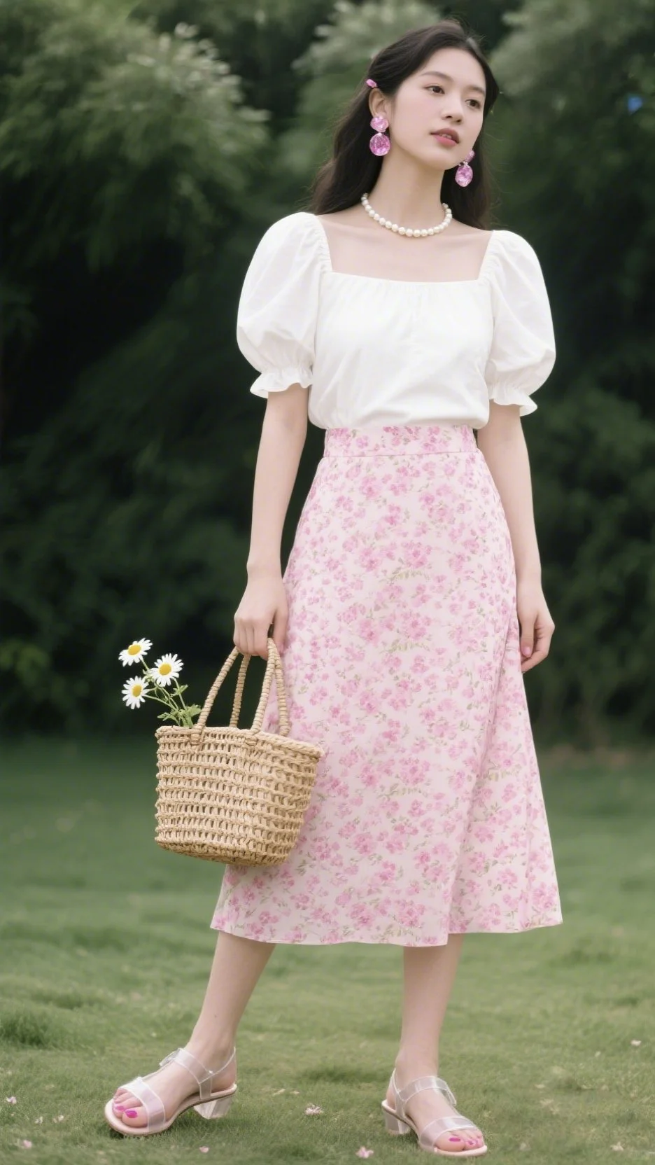 清新甜茶感小香花裙👗