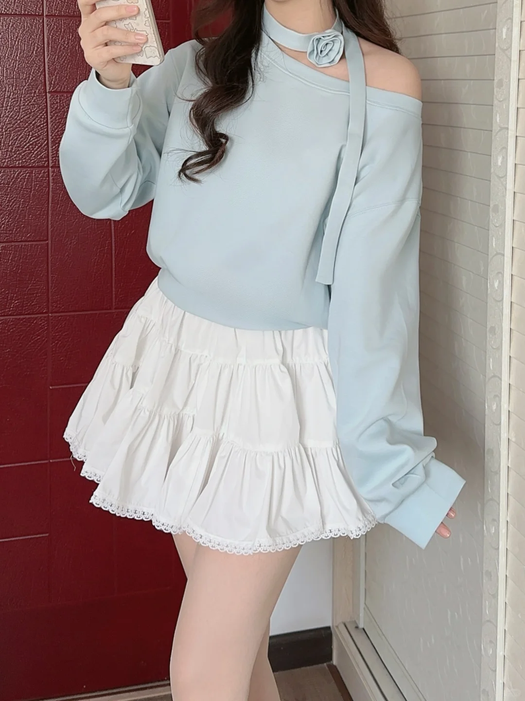 蓝白配色滴小清新～