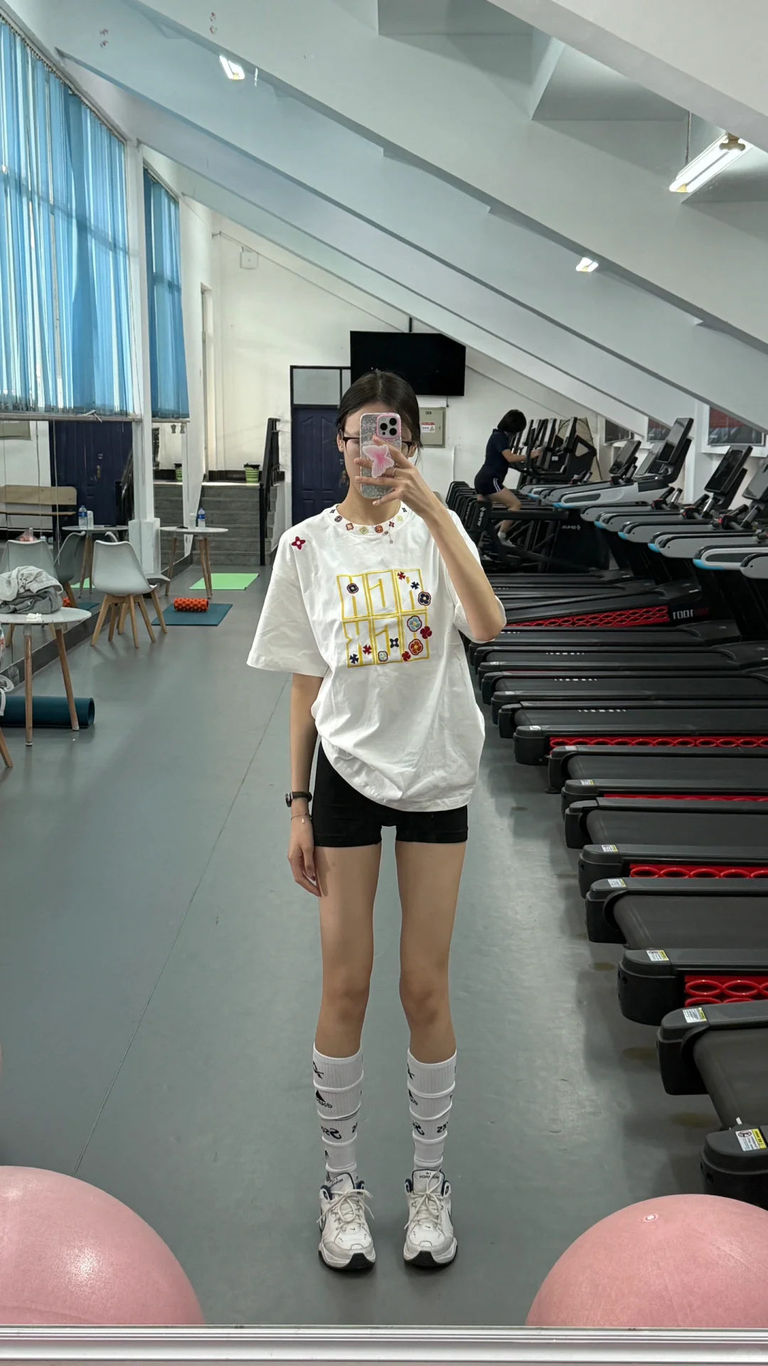 182女生的健身房穿搭