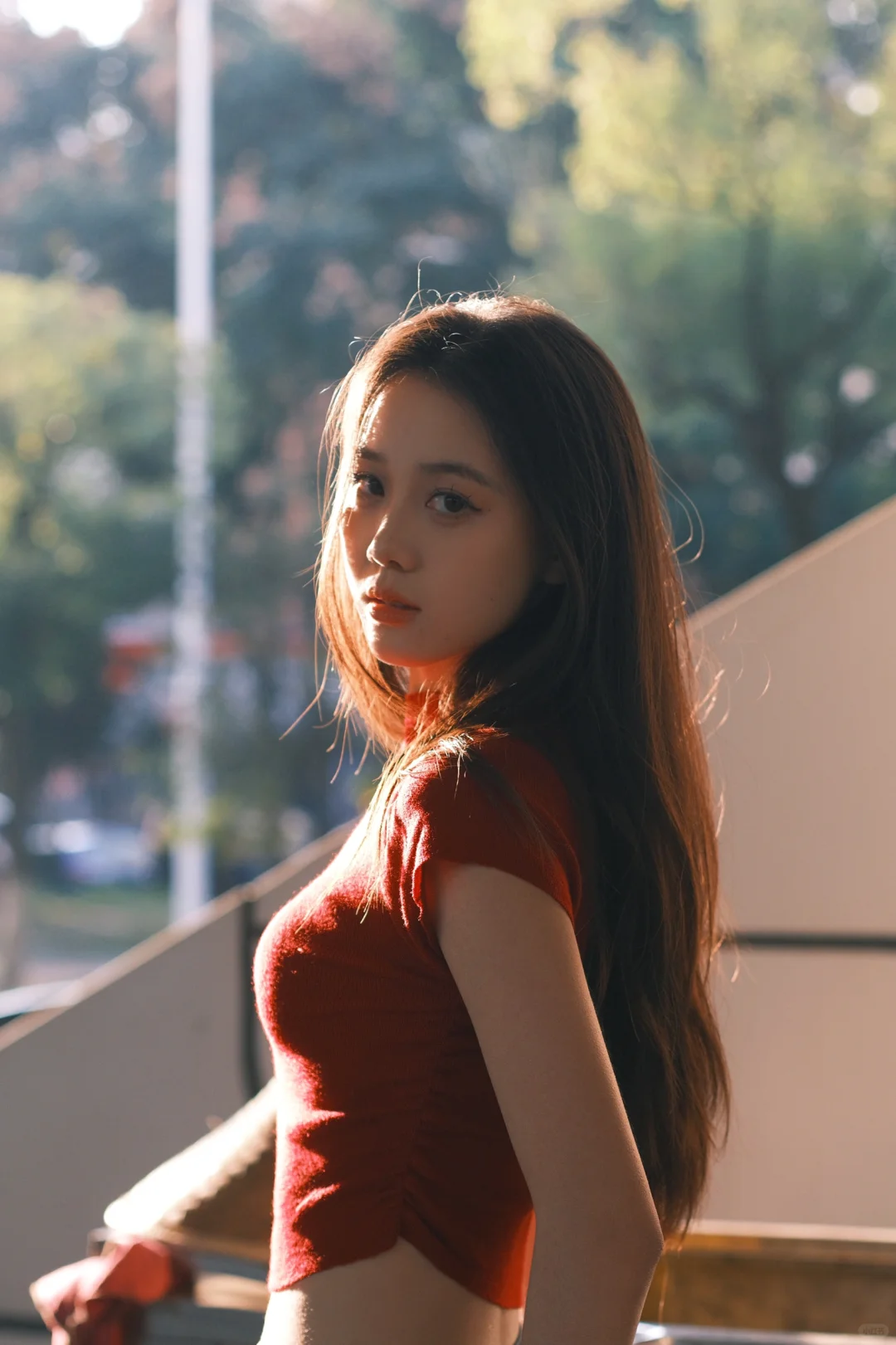 腰臀比➕黑长直➕旺盛的生命力氛围感大美女