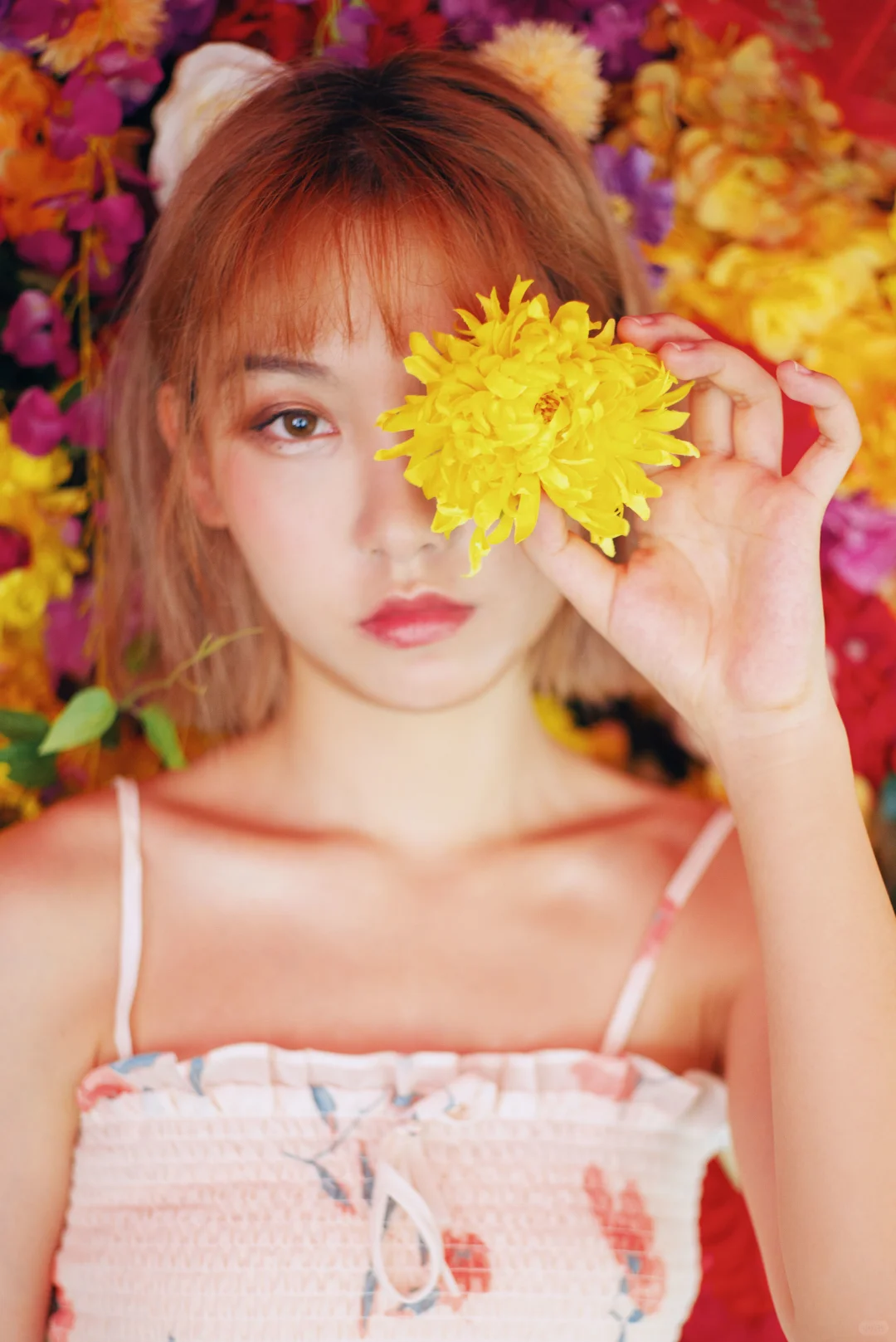 【春日少女繁花写真｜教科书级春日氛围感