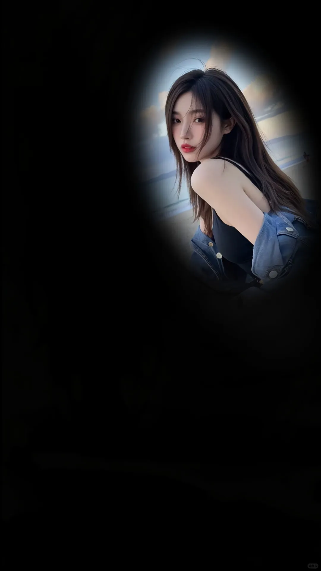 小米景深暗黑系美女壁纸