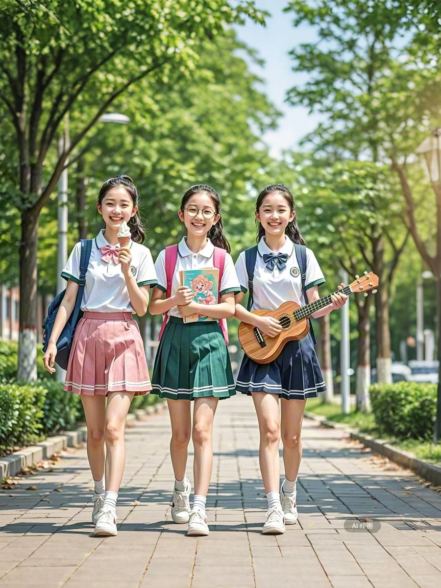 「AI图片」青春同行