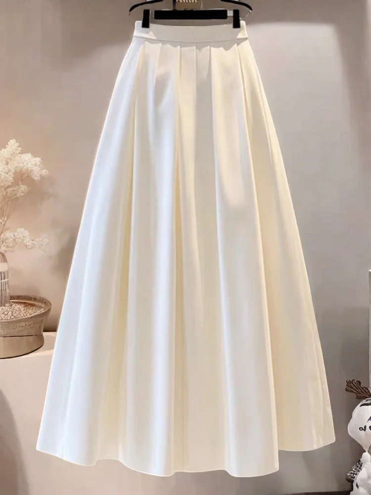 白色高腰裙👗夏季必备