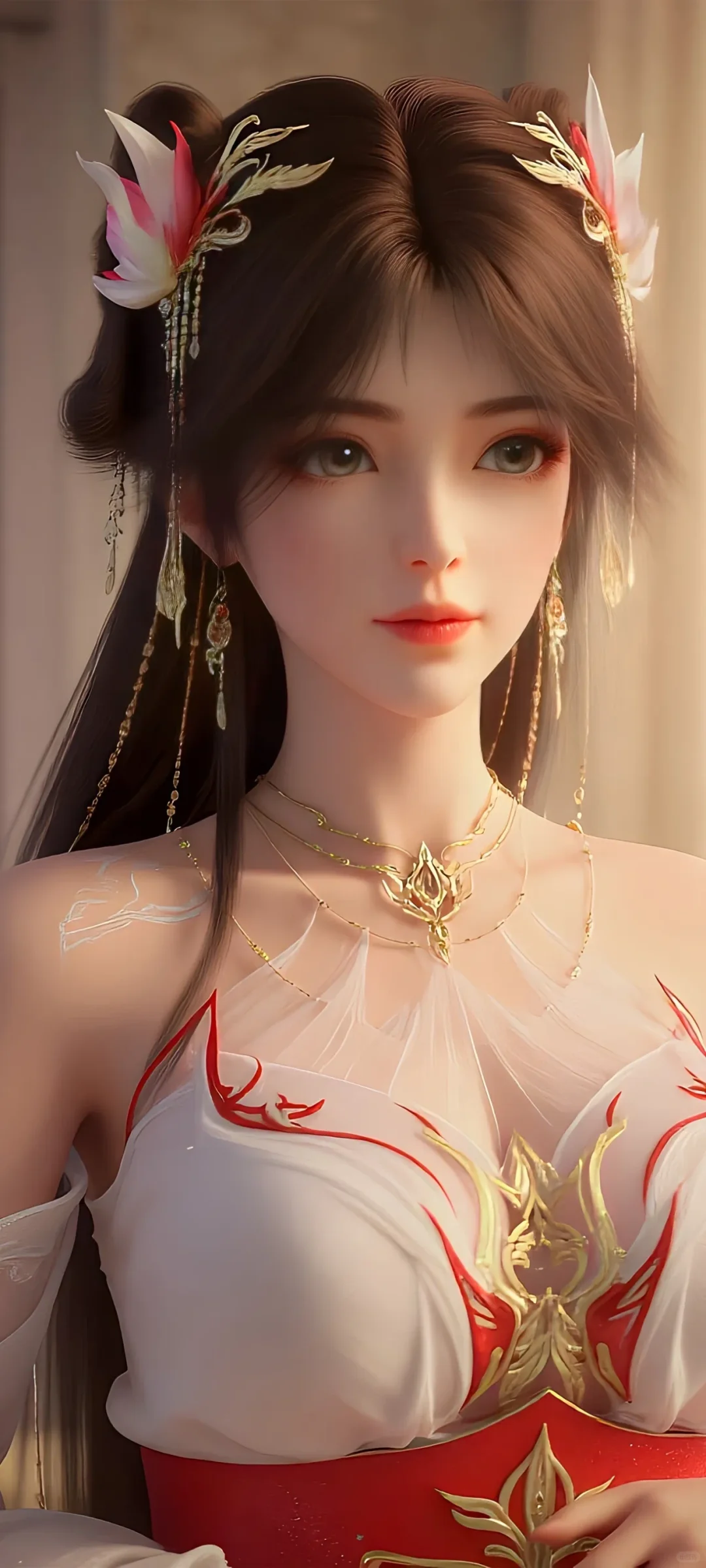完美世界｜魔女 火灵儿 性感黑裙可爱壁纸
