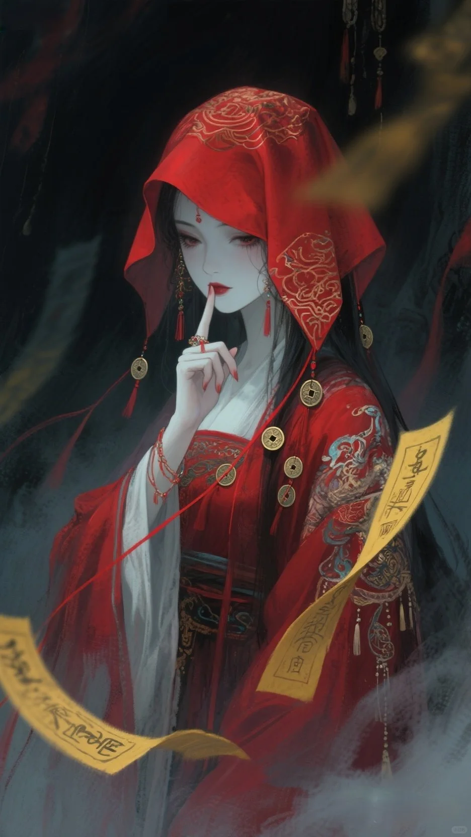 古典风AI绘画作品，美到失语！