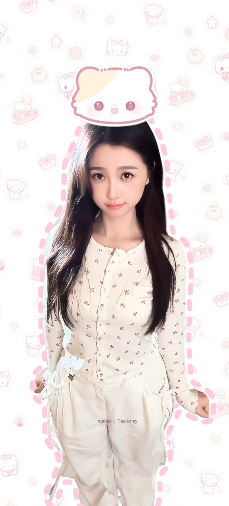WeChat|自修壁纸|虞书欣|甜妹