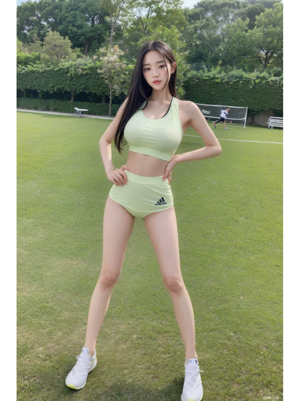 喜欢锻炼的长腿AI姐姐