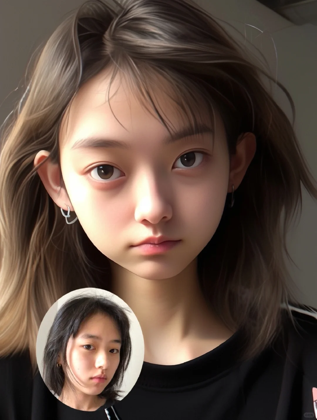 烂漫生活的记录者Ai机器人🤖绘画美女头像
