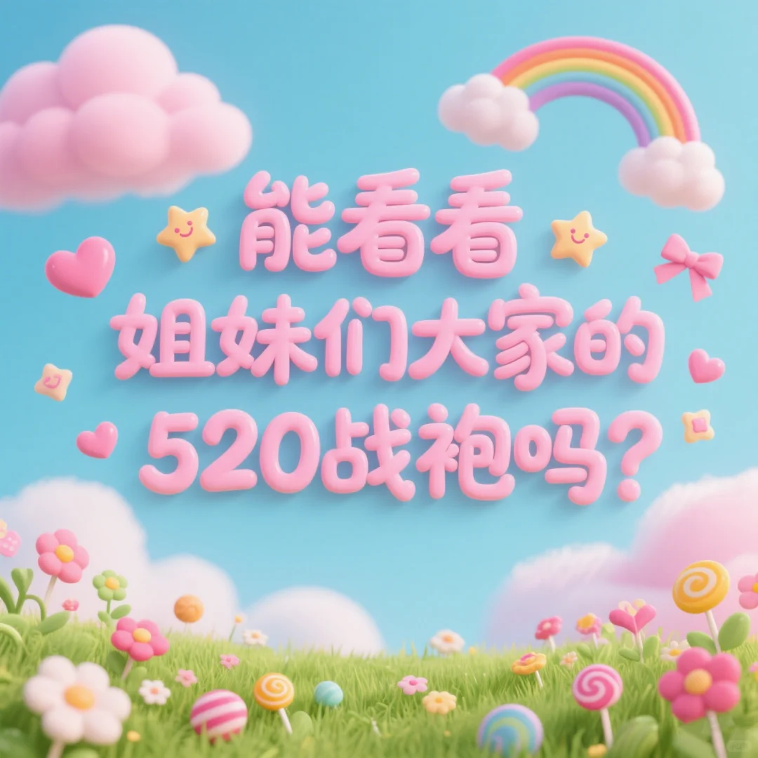 能看看大家的520战袍🐎