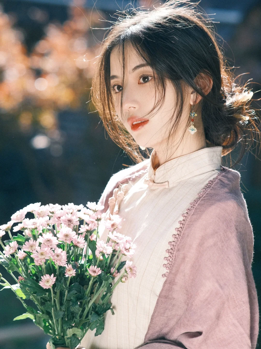 中国女孩身上的东方韵
