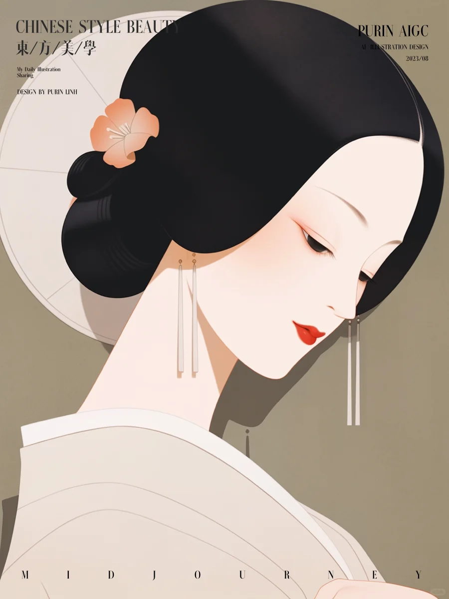 佳人如卿·俏丽若三春之桃，清素若九秋之菊