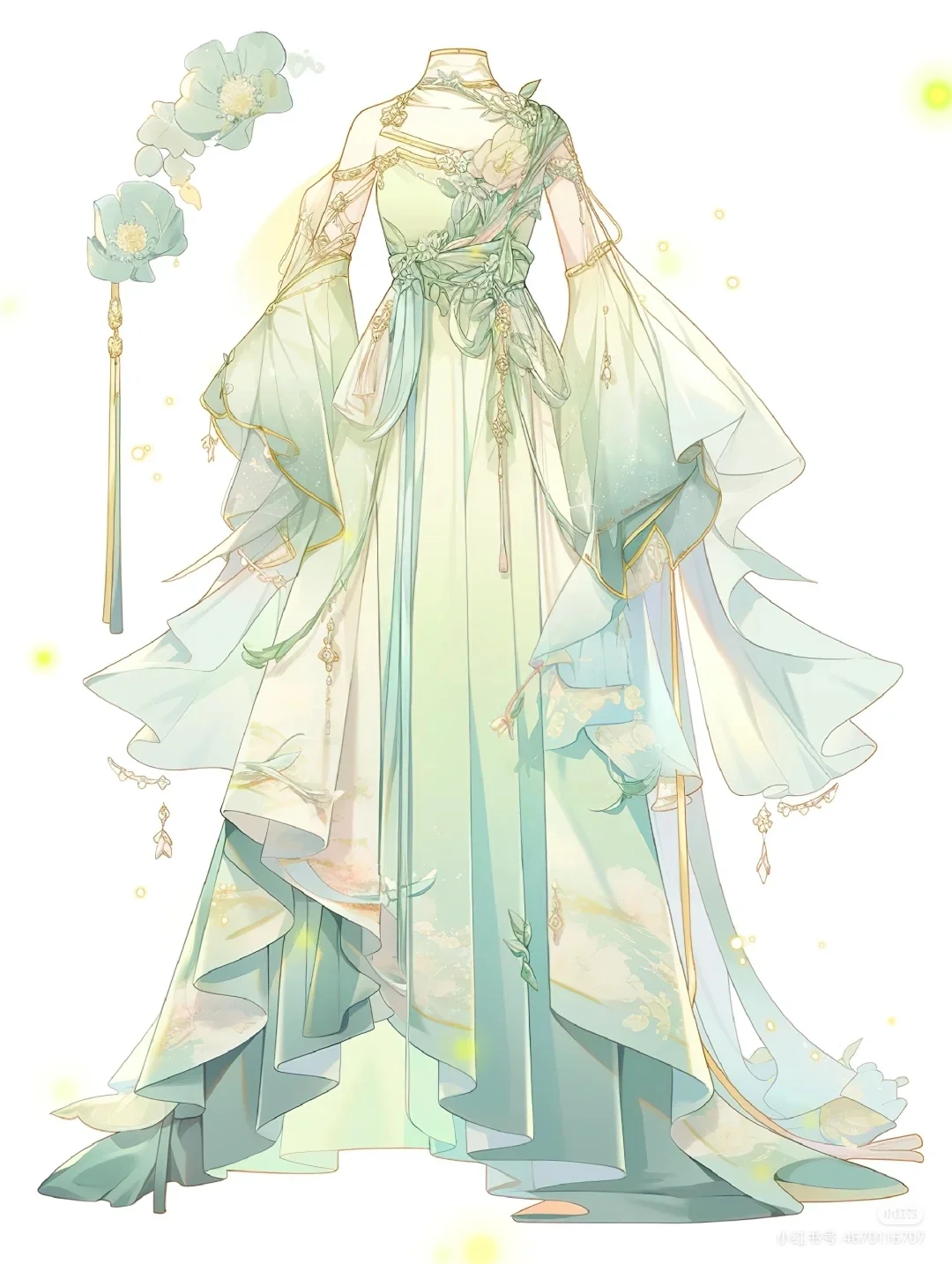 绿色系仙女裙系列！