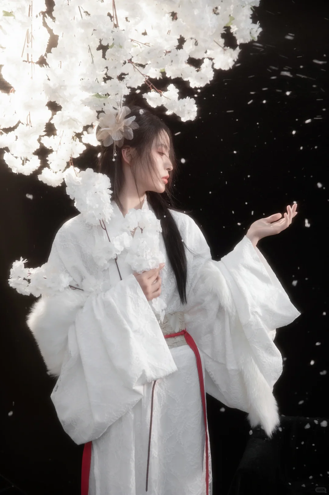 梨花雪 汉服写真