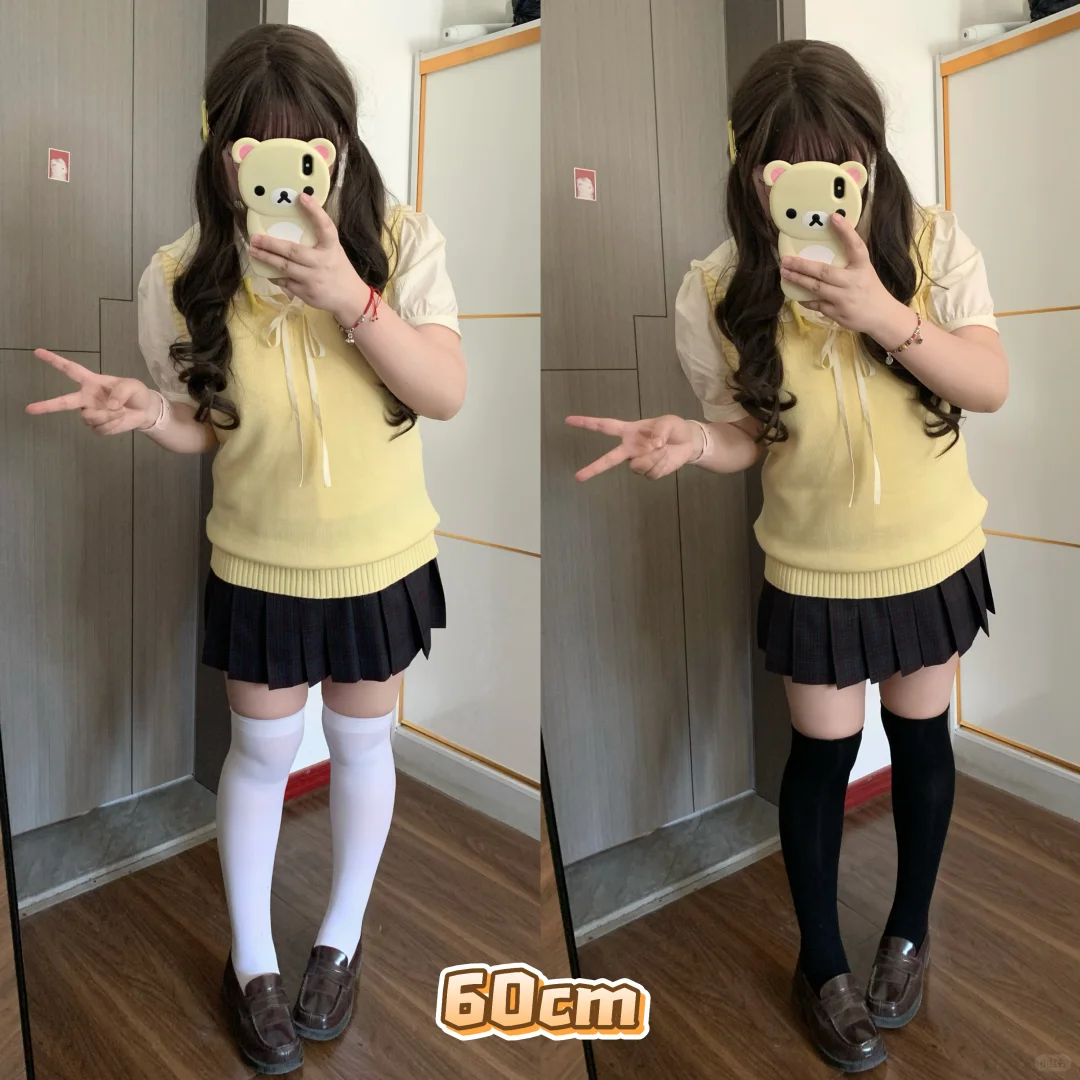 158/120 微胖女孩jk袜长度怎么选