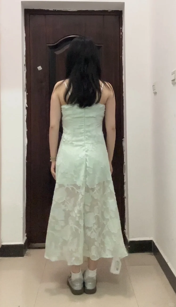薄荷绿仙女裙测评来啦！！！
